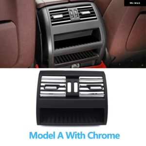BMW LHD RHD フルクローム空調 AC ベントグリル アウトカバー 5シリーズ F10 520 521 523 525 528 530 - Rear Model A