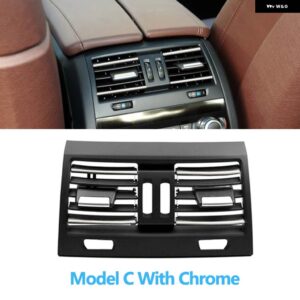 BMW LHD RHD フルクローム空調 AC ベントグリル アウトカバー 5シリーズ F10 520 521 523 525 528 530 - Rear Model C