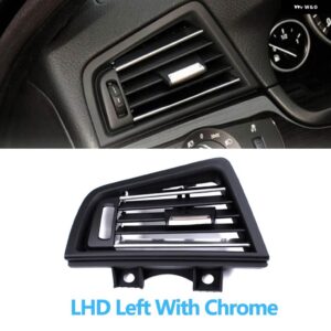 BMW LHD RHD フルクローム空調 AC ベントグリル アウトカバー 5シリーズ F10 520 521 523 525 528 530 - LHD Left