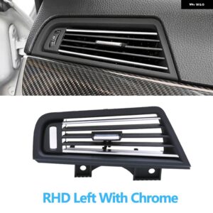 BMW LHD RHD フルクローム空調 AC ベントグリル アウトカバー 5シリーズ F10 520 521 523 525 528 530 - RHD Left