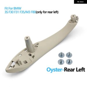 BMW ドアハンドル 内側プルトリムカバー 3 4シリーズ M3 M4 F30 F31 F32 F33 F34 F35 F36 F80 F82 F83 316D 318D 320D 325D - Oyster Rear Left