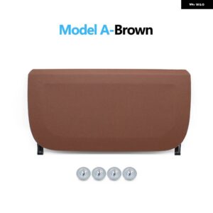BMW インテリア フロントシート 革収納パネルカバー 5 7 GTシリーズ F10 F11 F18 F01 F02 F07 520 523 525 530 730 - Model A Brown