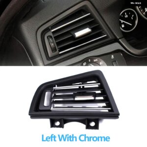 BMW フロントリア 空調 AC ベントグリル アウトレット パネルカバー 5シリーズ F10 F11 F18 520I 523I 525I - Left With Chrome
