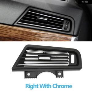BMW フロントリア 空調 AC ベントグリル アウトレット パネルカバー 5シリーズ F10 F11 F18 520I 523I 525I - Right With Chrome