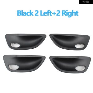 BMW 2個 /4個 車 ドアハンドル ボウルカバー トリム交換 5シリーズ F10 F11 F18 520I 523I 525I 528I - Black　4pcs　Set