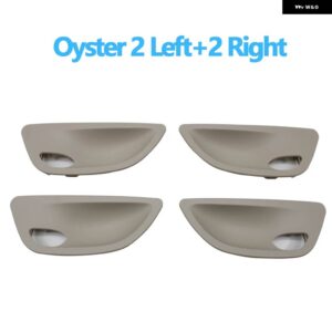 BMW 2個 /4個 車 ドアハンドル ボウルカバー トリム交換 5シリーズ F10 F11 F18 520I 523I 525I 528I - Oyster　4pcs　Set