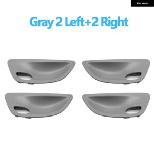 BMW 2個 /4個 車 ドアハンドル ボウルカバー トリム交換 5シリーズ F10 F11 F18 520I 523I 525I 528I - Gray　4pcs　Set
