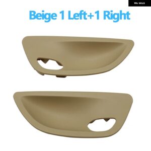 BMW 2個 /4個 車 ドアハンドル ボウルカバー トリム交換 5シリーズ F10 F11 F18 520I 523I 525I 528I - Beige　1　Pair