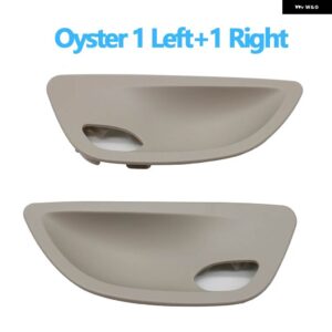 BMW 2個 /4個 車 ドアハンドル ボウルカバー トリム交換 5シリーズ F10 F11 F18 520I 523I 525I 528I - Oyster　1　Pair