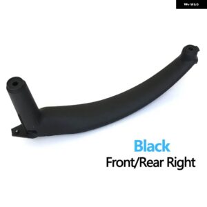BMW LHD RHD 車内フロントリア 助手席 ドアプル ハンドルカバー 内側トリム X5 X6 E70 E71 E72 2007-2014 - 1PC Right Black