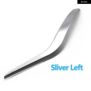 BMW 車内 ドアプル ハンドルアウターカバー トリム交換 X1 E84 2010-16 - Silver-Left