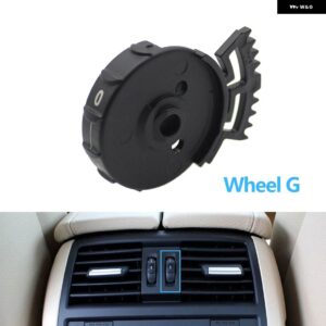 BMW LHD RHD フロントリア 空調エアベントベースローラー AC ベントローリングホイール 5シリーズ F10 F11 520 521 523 525 528 530 - Wheel G