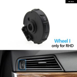 BMW LHD RHD フロントリア 空調エアベントベースローラー AC ベントローリングホイール 5シリーズ F10 F11 520 521 523 525 528 530 - Wheel I