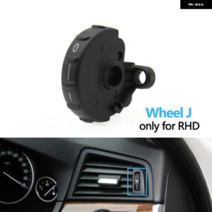 BMW LHD RHD フロントリア 空調エアベントベースローラー AC ベントローリングホイール 5シリーズ F10 F11 520 521 523 525 528 530 - Wheel J