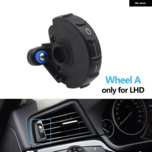 BMW LHD RHD フロントリア 空調エアベントベースローラー AC ベントローリングホイール 5シリーズ F10 F11 520 521 523 525 528 530 - Wheel A