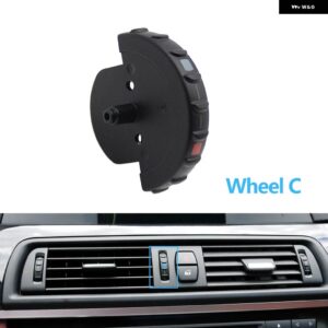 BMW LHD RHD フロントリア 空調エアベントベースローラー AC ベントローリングホイール 5シリーズ F10 F11 520 521 523 525 528 530 - Wheel C