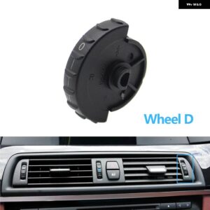 BMW LHD RHD フロントリア 空調エアベントベースローラー AC ベントローリングホイール 5シリーズ F10 F11 520 521 523 525 528 530 - Wheel D