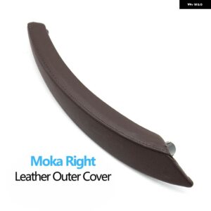 BMW インテリア ラック ドアプル ハンドル革アウターカバー交換 X5 X6 E70 E71 E72 2007-2014 - Moka Right