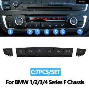 BMW ダッシュボード エアコン AC ボタン キーキャップ リペア キット 1 2 3 4 Fシリーズ F20 F30 F35 F45 F46 F80 - Model C