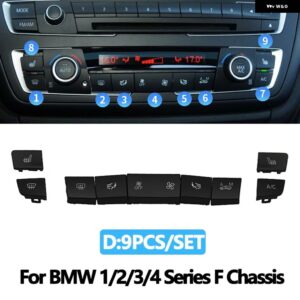 BMW ダッシュボード エアコン AC ボタン キーキャップ リペア キット 1 2 3 4 Fシリーズ F20 F30 F35 F45 F46 F80 - Model D