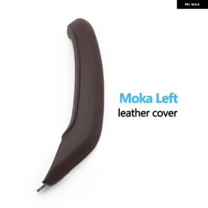 BMW LHD RHD 車内助手席 ドアプル ハンドル革アウターカバー トリム交換 X3 X4 F25 F26 2010-2016 - Moka　Left