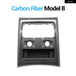 BMW リア空調 AC ベントグリル 外枠灰皿カバー トリム交換 3シリーズ E90 E91 2005-2012 - carbon　model　b