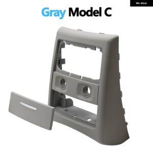 BMW リア空調 AC ベントグリル 外枠灰皿カバー トリム交換 3シリーズ E90 E91 2005-2012 - gray　model　c