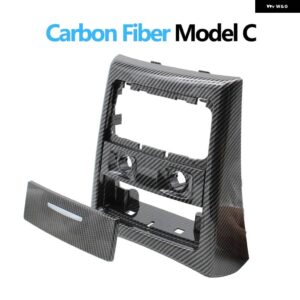 BMW リア空調 AC ベントグリル 外枠灰皿カバー トリム交換 3シリーズ E90 E91 2005-2012 - carbon　model　c