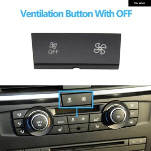 BMW エアコン AC 温度制御ボタン キーロータリーノブ 1 3シリーズ X1 X3 E81 E82 E87 E88 E90 E91 E92 E93 E84 F25 - Button-10 With OFF