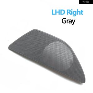 BMW 6色 LHD インテリア フロントドアホーン 拡声器サウンドオーディオカバー 5シリーズ F10 F11 F18 520 523 525 530 - LHD Right Gray