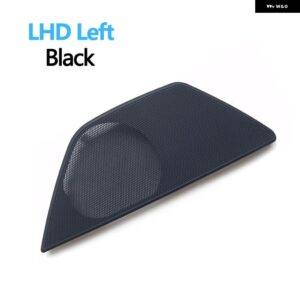 BMW 6色 LHD インテリア フロントドアホーン 拡声器サウンドオーディオカバー 5シリーズ F10 F11 F18 520 523 525 530 - LHD Left Black