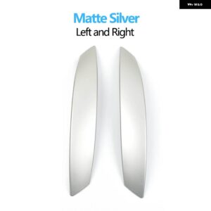 BMW ドライバー インテリア ドアプル ハンドルカバー トリム交換 Z4 E85 E86 2002-2008 - Matte　Silver　　Set