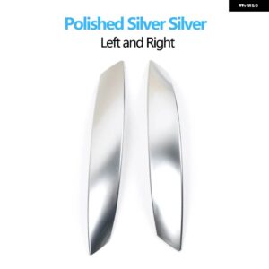 BMW ドライバー インテリア ドアプル ハンドルカバー トリム交換 Z4 E85 E86 2002-2008 - Polished　Silver　Set