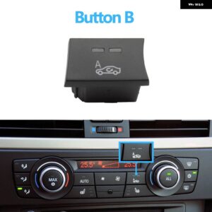 BMW ダッシュボード 空調 AC ボタン ロータリーノブ キャップ リペア キット 1 3 X1 X3 E81 E82 E87 E88 E90 E91 E92 E93 E84 F25 - Button　B