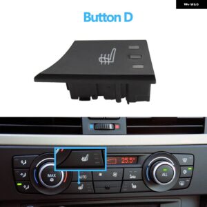 BMW ダッシュボード 空調 AC ボタン ロータリーノブ キャップ リペア キット 1 3 X1 X3 E81 E82 E87 E88 E90 E91 E92 E93 E84 F25 - Button　D