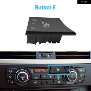 BMW ダッシュボード 空調 AC ボタン ロータリーノブ キャップ リペア キット 1 3 X1 X3 E81 E82 E87 E88 E90 E91 E92 E93 E84 F25 - Button　E