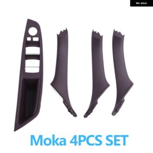 BMW 左手ドライバー インテリア ドア窓スイッチ パネルプルハンドルセット F10 F11 F18 520 523 525 528 530 - Moka 4pcs set