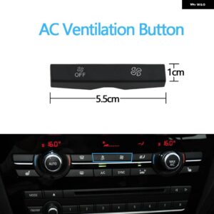 BMW ダッシュボード 空調 AC ボタン VENLITATION キーキャップ リペア キット交換 X3 F25 2014-2017 X4 F26 2013-2018 - Ventilation Button