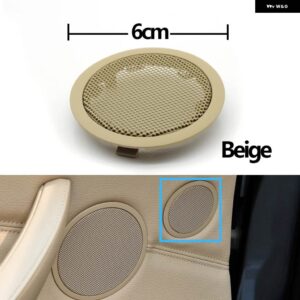 BMW インテリア リアドアツイーター拡声器カバー交換 X5 X6 E70 E71 E72 2007-2013 5 GT F07 2010-2017 - Tweeter Beige 1PC