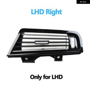 BMW LHD RHD ピアノブラックフロントエアベント AC アウトレット パネルクローム 5シリーズ F10 F11 F18 520I 523I 525I 528I 535I - lhd　right
