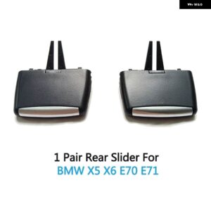 BMW フロントリア 空調 AC ベントグリル アウトレット スライダークリップ リペア キット X5 X6 E70 E71 - 2pcs rear