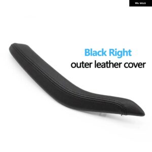 BMW 車内ピリオンシート ドアプル ハンドル外革カバー交換 X5 X6 F15 F16 2014-2018 - BLACK RIGHT