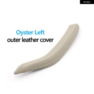 BMW 車内ピリオンシート ドアプル ハンドル外革カバー交換 X5 X6 F15 F16 2014-2018 - Oyster Left