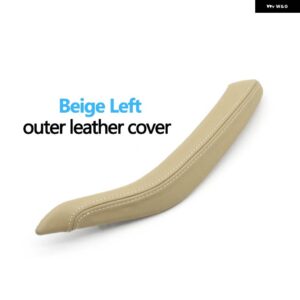 BMW 車内ピリオンシート ドアプル ハンドル外革カバー交換 X5 X6 F15 F16 2014-2018 - Beige Left