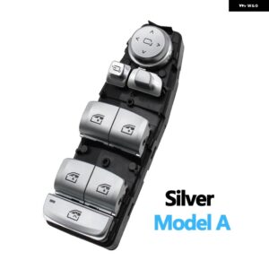 BMW 電力クロームマスターウィンドウ スイッチ コントロールボタン レギュレータ 3 5 7 X3 X4 F30 F35 F25 F26 F07 F10 F18 F01 F02 - Model　A　Silver
