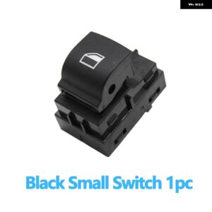 BMW 電力クロームマスターウィンドウ スイッチ コントロールボタン レギュレータ 3 5 7 X3 X4 F30 F35 F25 F26 F07 F10 F18 F01 F02 - Small　Switch　Black