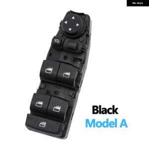 BMW 電力クロームマスターウィンドウ スイッチ コントロールボタン レギュレータ 3 5 7 X3 X4 F30 F35 F25 F26 F07 F10 F18 F01 F02 - Model　A　Black