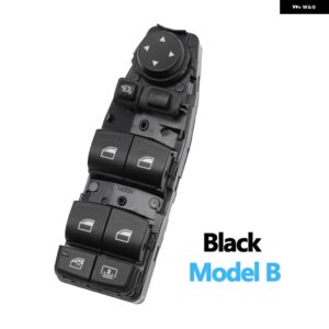 BMW 電力クロームマスターウィンドウ スイッチ コントロールボタン レギュレータ 3 5 7 X3 X4 F30 F35 F25 F26 F07 F10 F18 F01 F02 - Model　B　Black