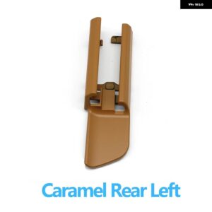 BMW 3色 車内フロントリア シート スライド トラック レール トリムカバー 5シリーズ G30 G31 2017-2022 - Caramel Rear Left