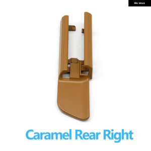 BMW 3色 車内フロントリア シート スライド トラック レール トリムカバー 5シリーズ G30 G31 2017-2022 - Caramel Rear Right